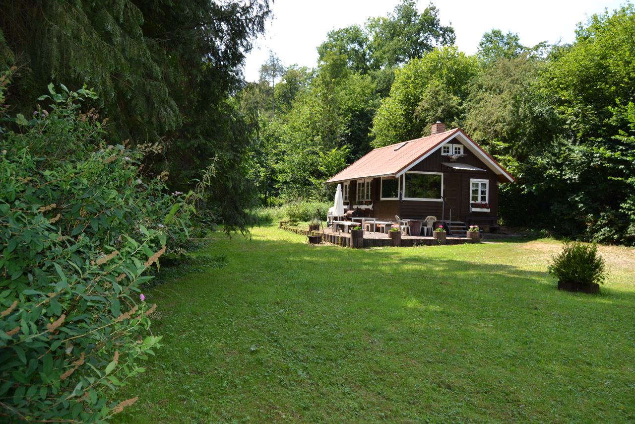 Reichenbach-Steegen: Tolles Erholungsgrundstück mit Wochenendhaus und Fischweiher  Reichenbach-Steegen: Tolles Erholungsgrundstück mit Wochenendhaus und Fischweiher