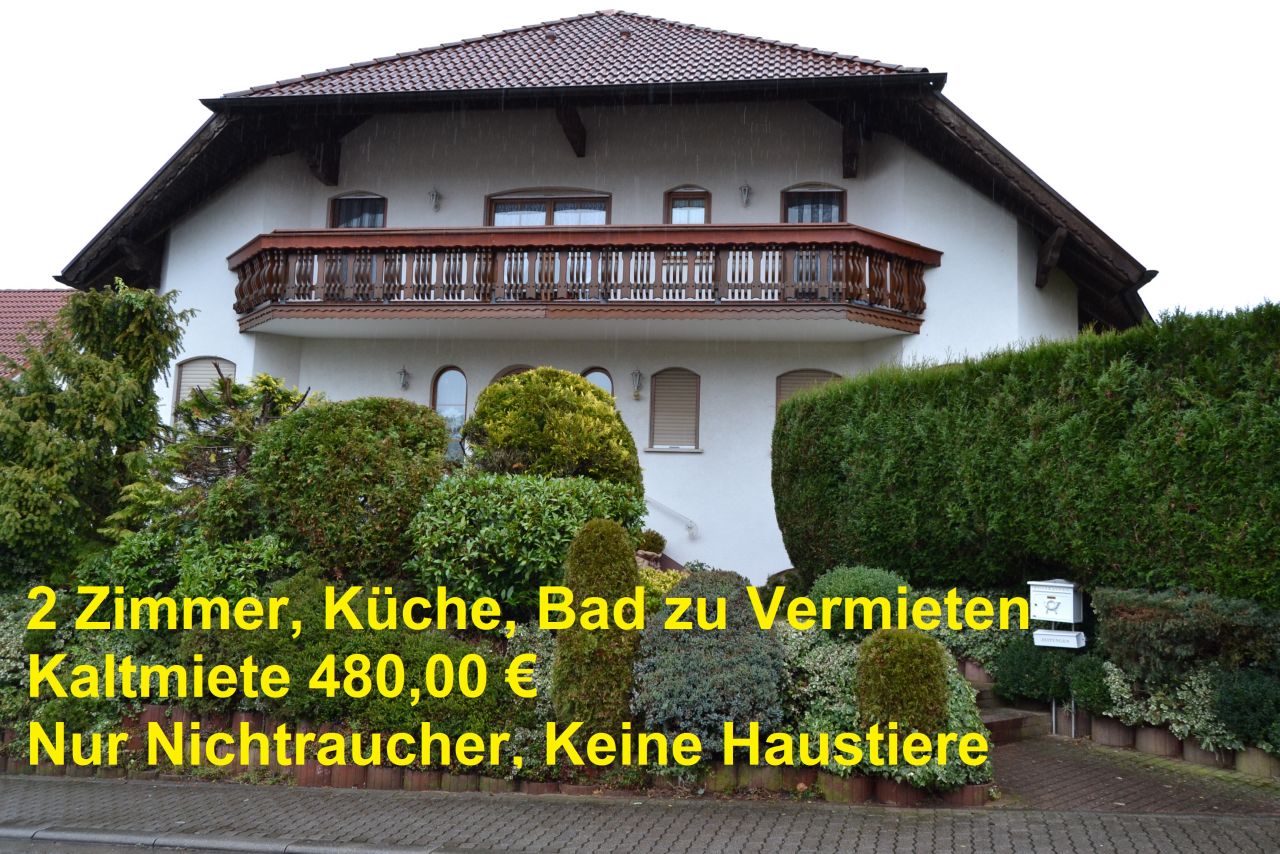Bruchmühlbach-Miesau: 2 Zimmer, Küche,Bad zu vermieten - Einliegerwohnung mit separatem Eingang - Nur an Nichtraucher ohne Haustiere  Bruchmühlbach-Miesau: 2 Zimmer, Küche,Bad zu vermieten - Einliegerwohnung mit separatem Eingang - Nur an Nichtraucher ohne Haustiere