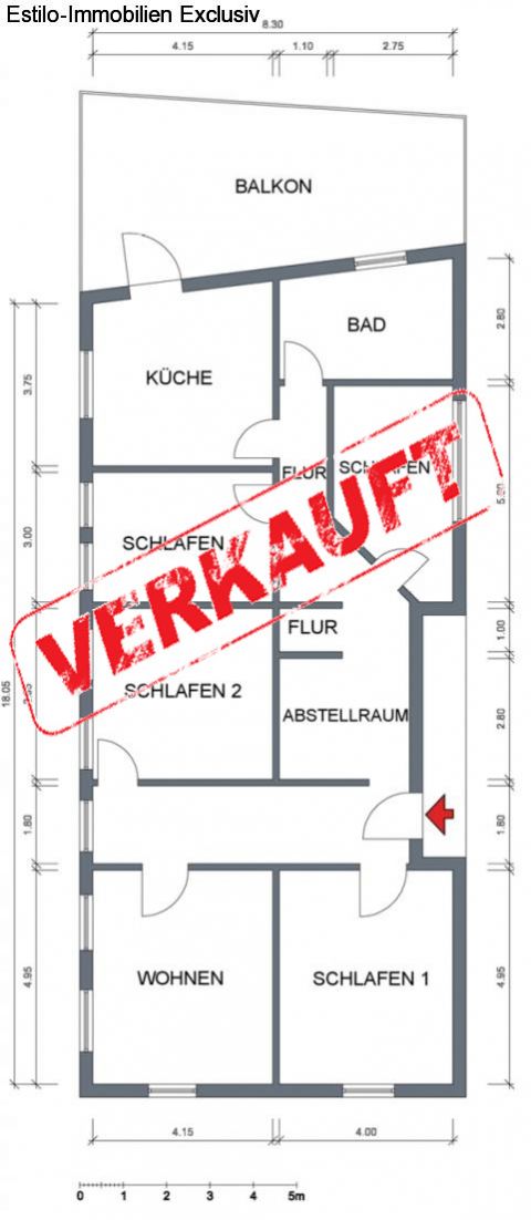 Ramstein: Renditeobjekt ~ ca. 155m² große Eigentumswohnung 5 ZKB + Balkon  Ramstein: Renditeobjekt ~ ca. 155m² große Eigentumswohnung 5 ZKB + Balkon