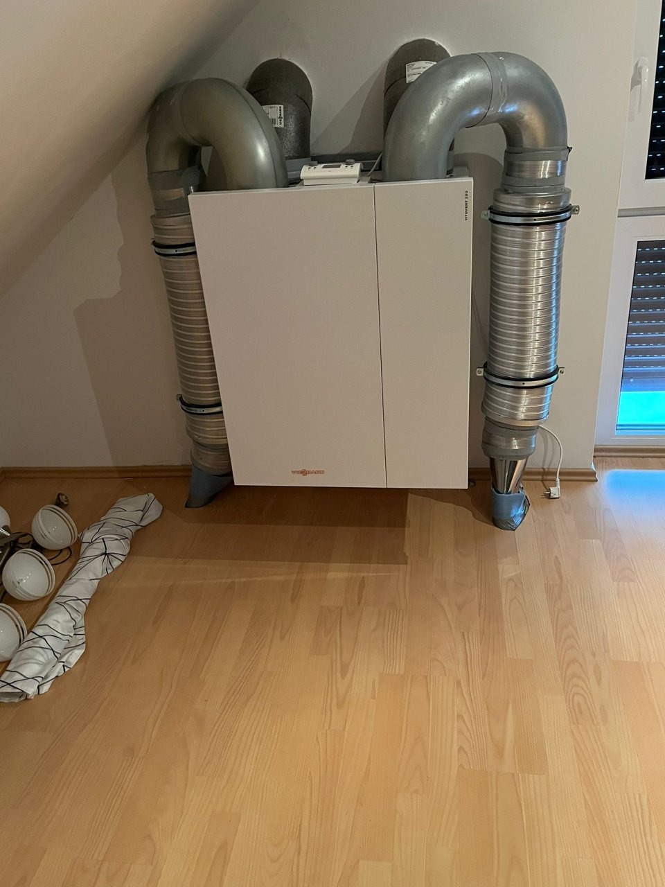 Ausgebauter Spitzboden mit Lüftungsanlage